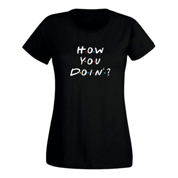 HOW YOU DOIN NEGRA MUJER Blusa How You Doin' TV Collection