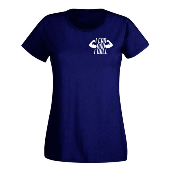 I CAN NAVY MUJER Blusa I Can Quotes Collection