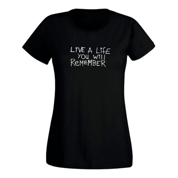 LIFE YOU WILL REMEMBER NEGRA MUJER Blusa Life You Will Remember Songs Collection