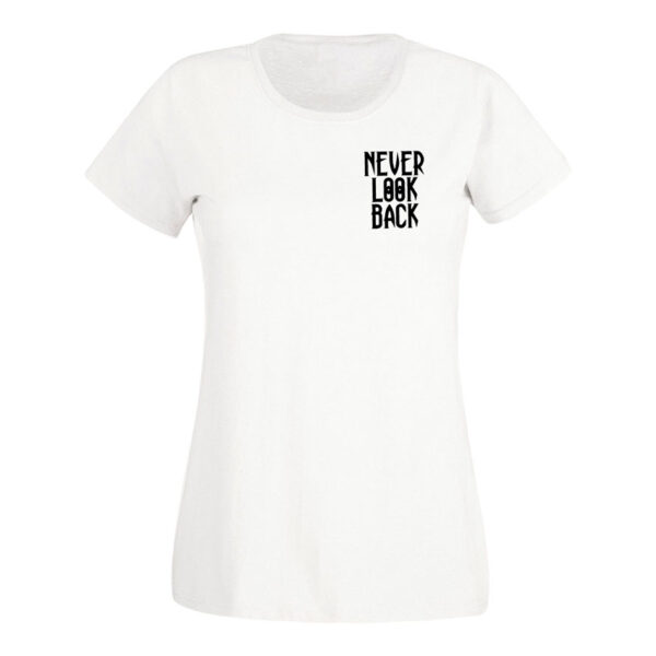 NEVER LOOK BACK BLANCA MUJER Blusa Never Look Back Quotes Collection
