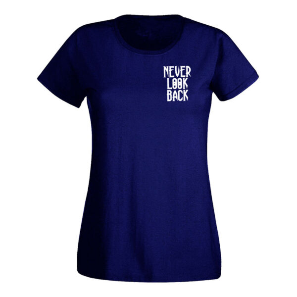 NEVER LOOK BACK NAVY MUJER Blusa Never Look Back Quotes Collection