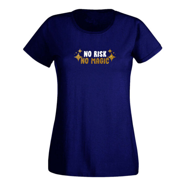 Blusa No Risk No Magic Quotes Collection