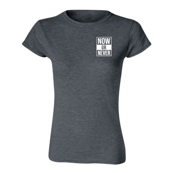 NOW OR NEVER GRIS MUJER Blusa Now Or Never Quotes Collection